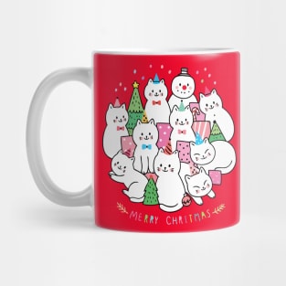 Merry Christmas Lovely Cats Mug